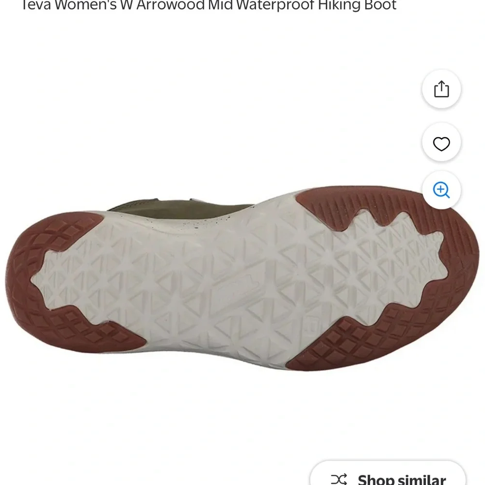 Teva Women's Olive Waterproof Winter Boots - Picture 8 of 11